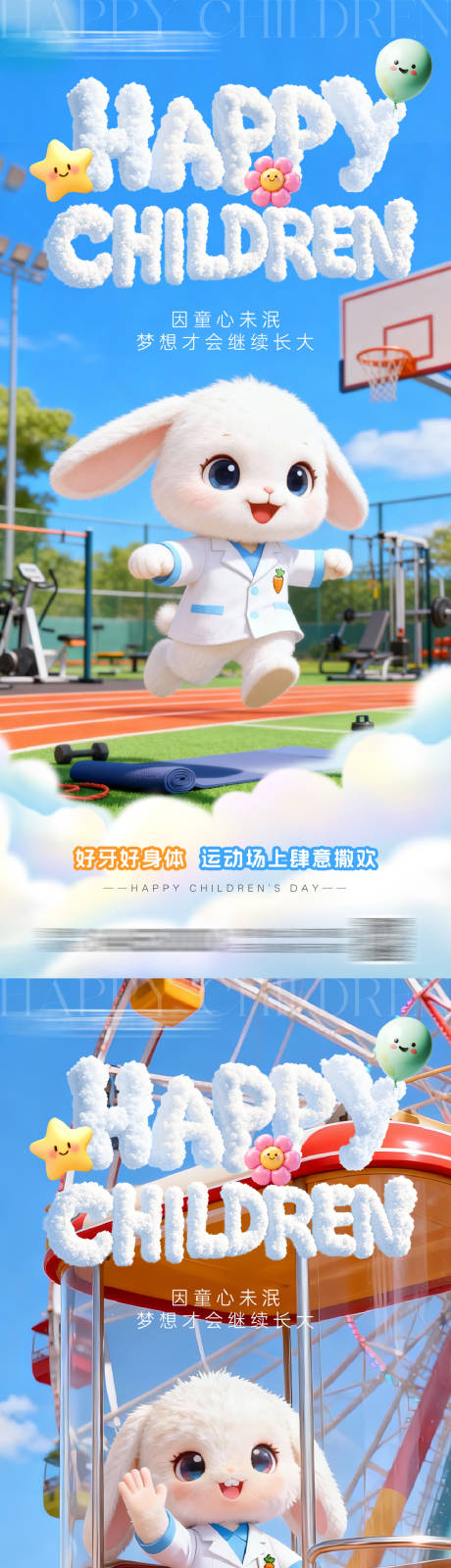 源文件下载【享设计】搜索编号：65430034308041535【口腔医院IP儿童节品宣海报】