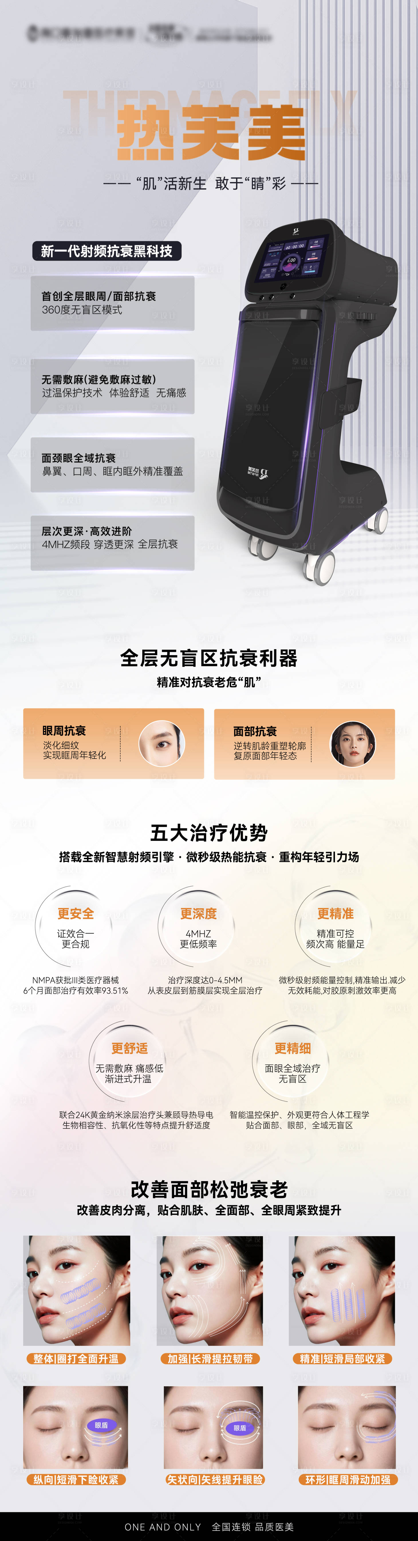 源文件下载【享设计】搜索编号：74930034407544901【热芙美医美海报】