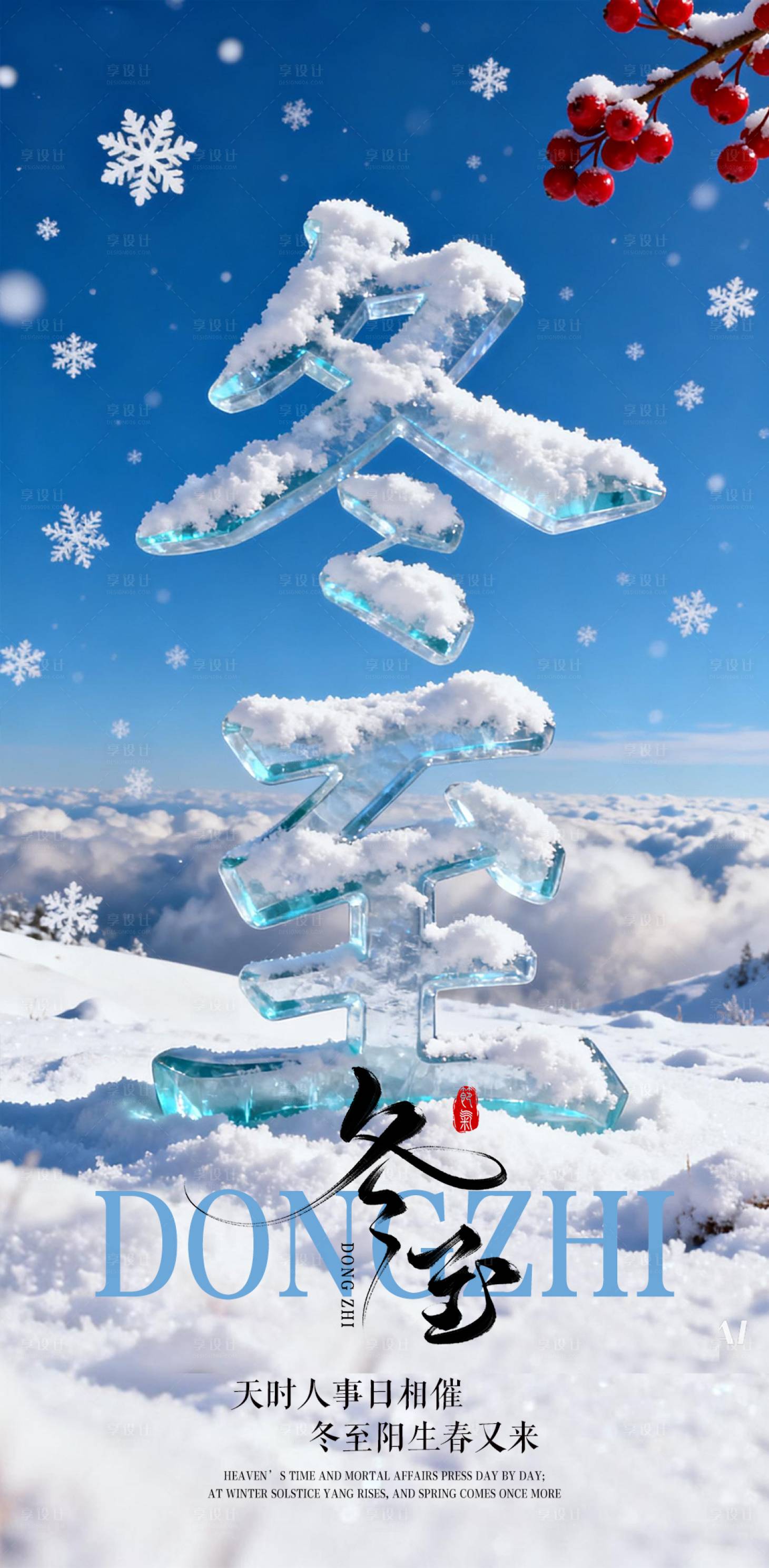 源文件下载【享设计】搜索编号：27850034429169700【冬至口腔海报】