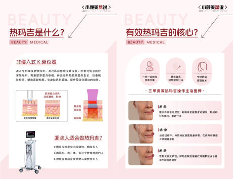 源文件下载【享设计】搜索编号：35310034727151740【医美热玛吉科普海报】