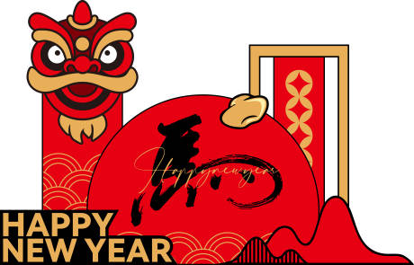 源文件下载【享设计】搜索编号：88230034498103332【2026马年春节国潮红金美陈设计】