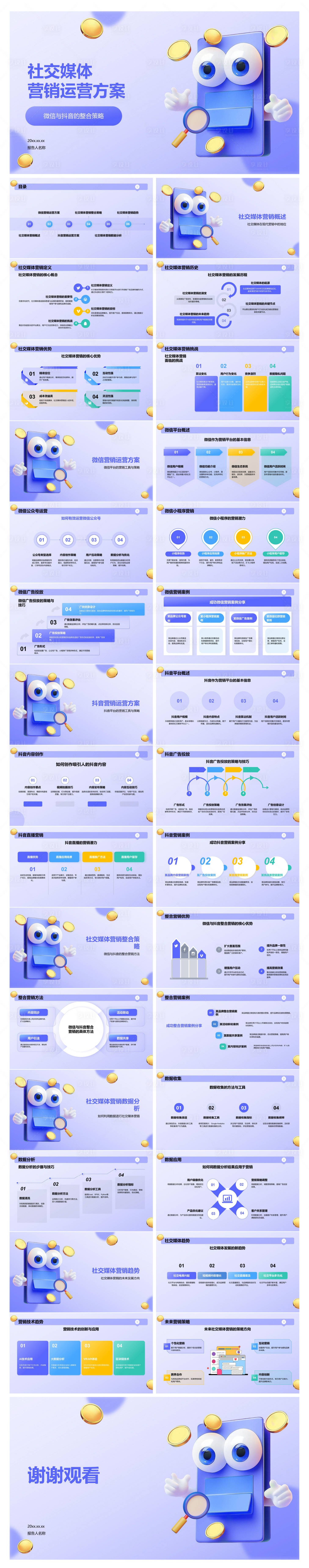 源文件下载【享设计】搜索编号：28960034572333341【社交媒体营销运营方案 】