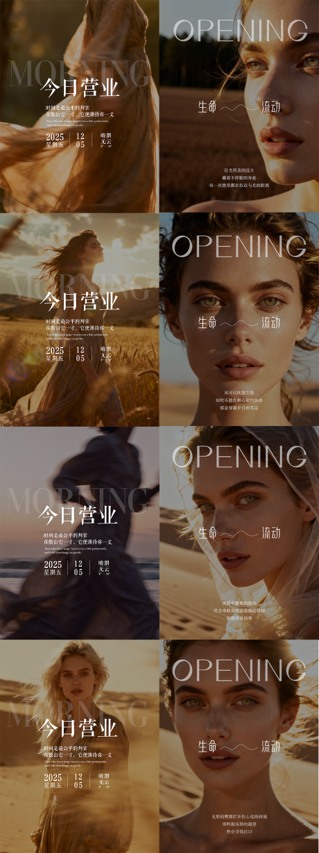 源文件下载【享设计】搜索编号：16260034522557503【美业医美高清早安图朋友圈素材海报】