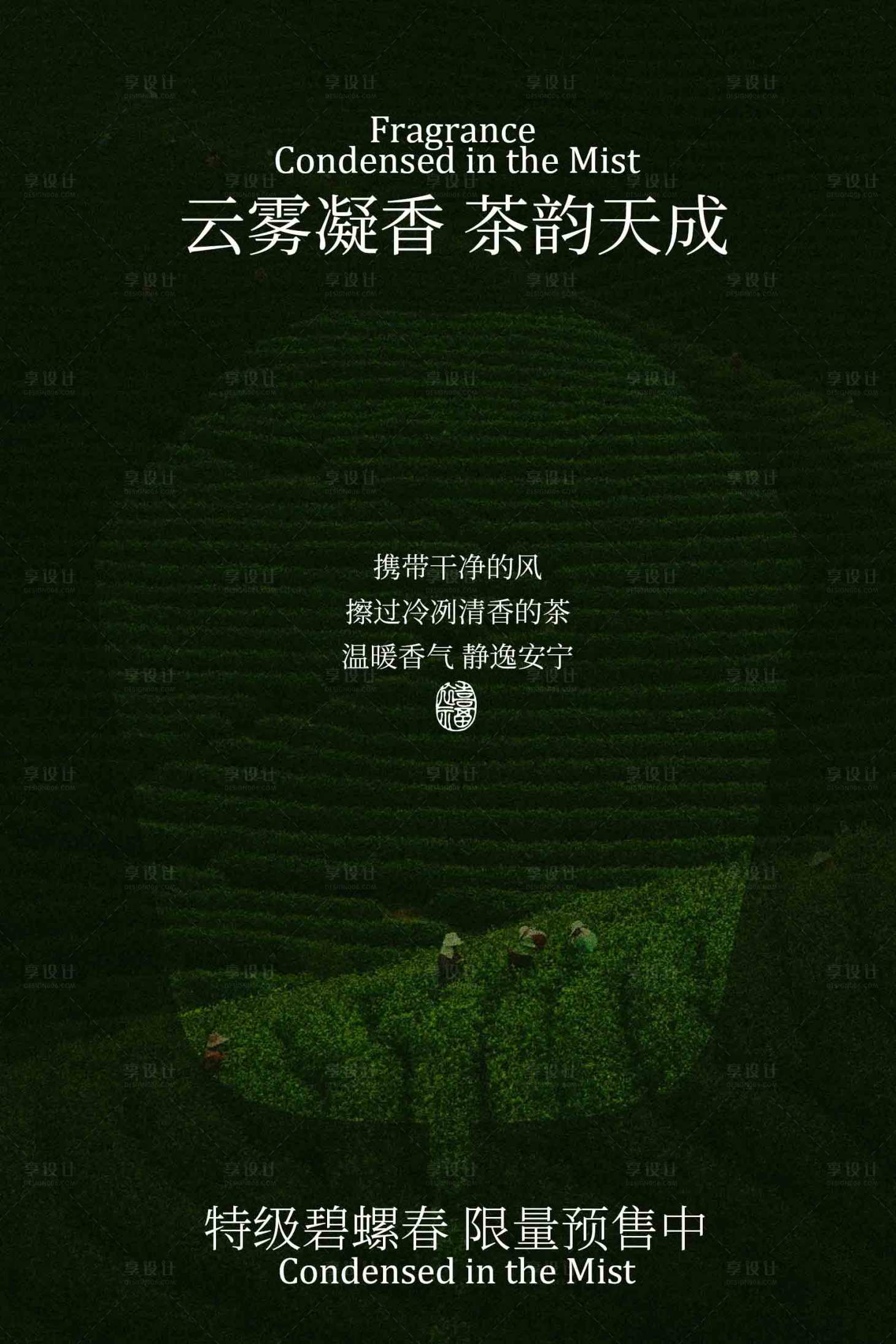 源文件下载【享设计】搜索编号：80050034403999810【碧螺春茶饮宣传海报】
