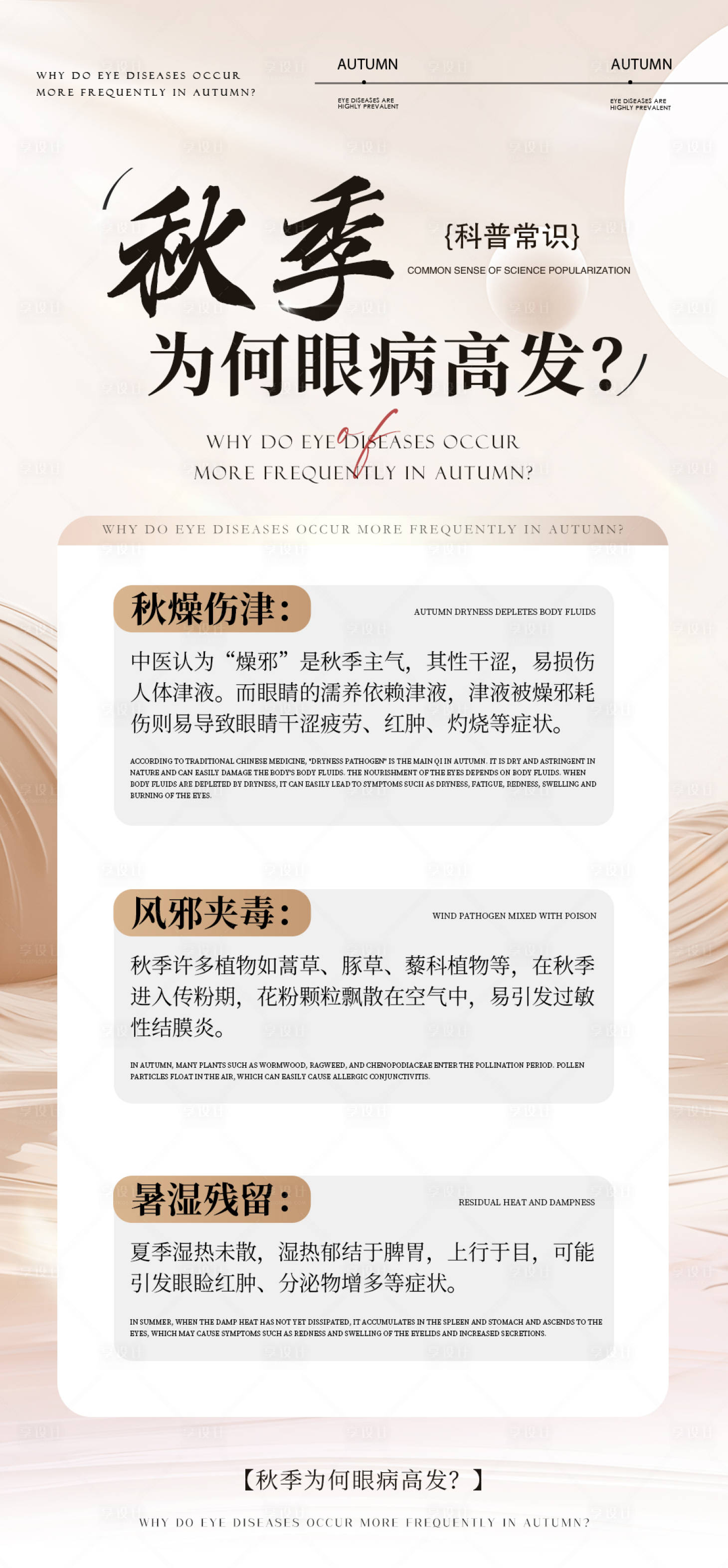 源文件下载【享设计】搜索编号：16800034488518069【健康科普品牌宣传海报】