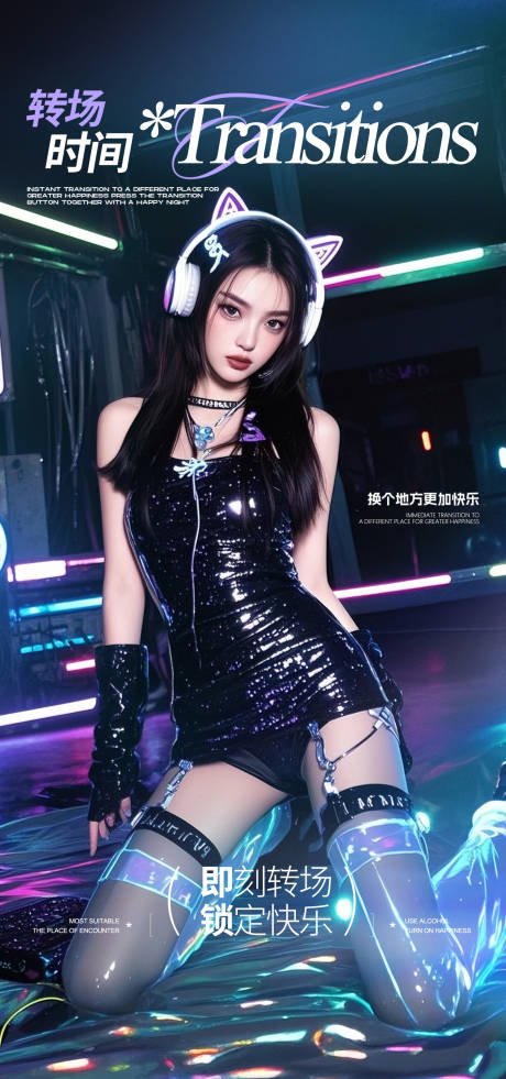 源文件下载【享设计】搜索编号：55180034445121766【酒吧转场日常邀约撩客预定 】