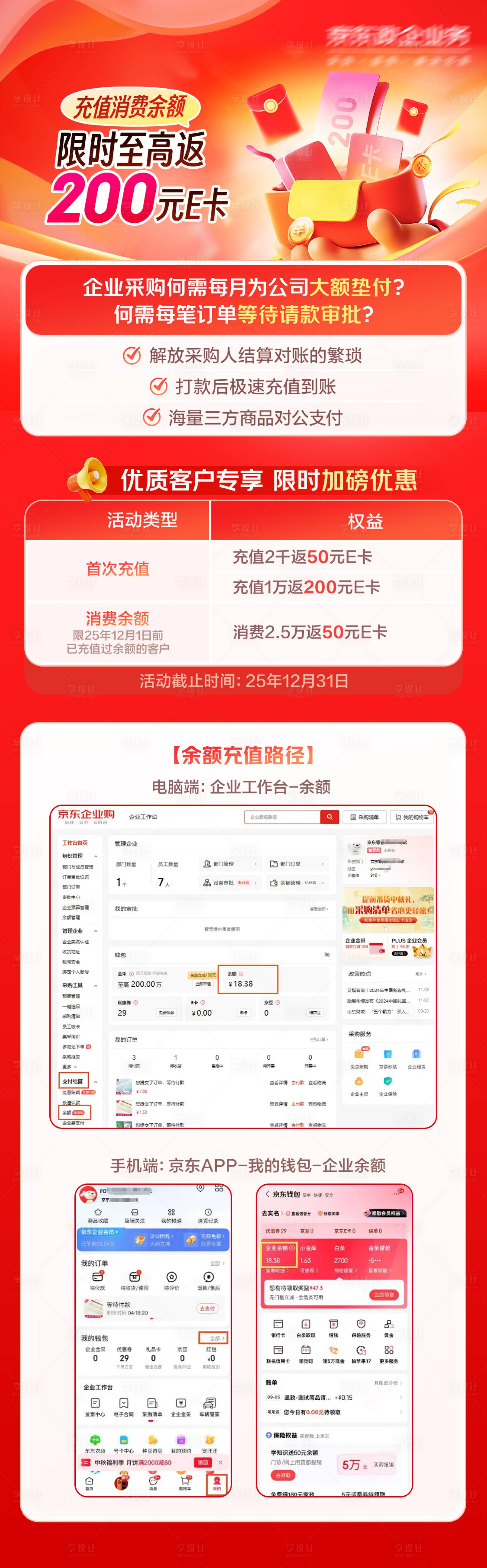 源文件下载【享设计】搜索编号：39050034535236325【企业优惠采购流程图长图】