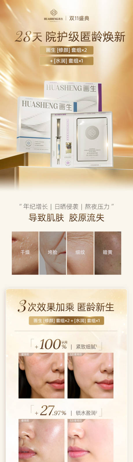 源文件下载【享设计】搜索编号：81690034403922930【电商美业详情海报】