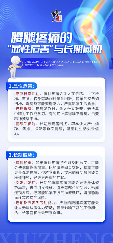 源文件下載【享設(shè)計(jì)】搜索編號(hào)：66250034221107638【腰腿疼痛科普海報(bào)】