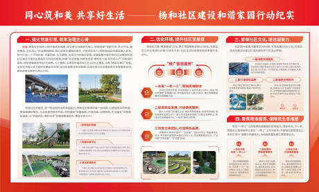 源文件下載【享設計】搜索編號：99630034587106330【社區紀實行動展板宣傳欄背景板】