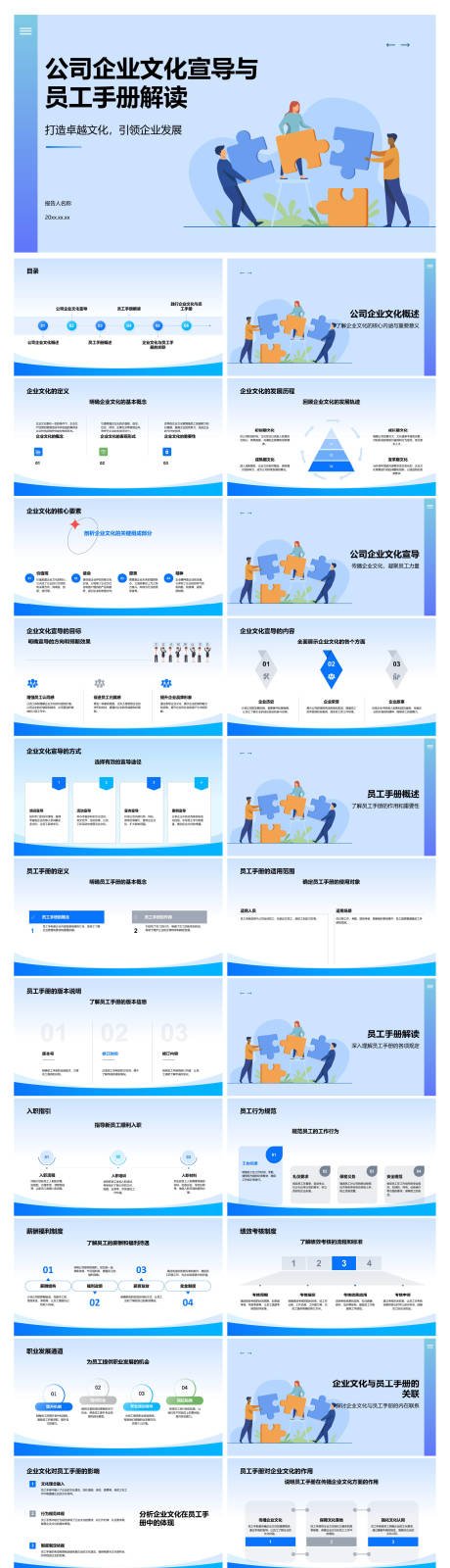 源文件下载【享设计】搜索编号：14880034551546614【公司企业文化宣导与员工手册解读】