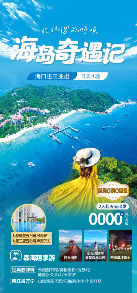源文件下载【享设计】搜索编号：31100034677034996【海岛奇遇记 海南旅游海报】