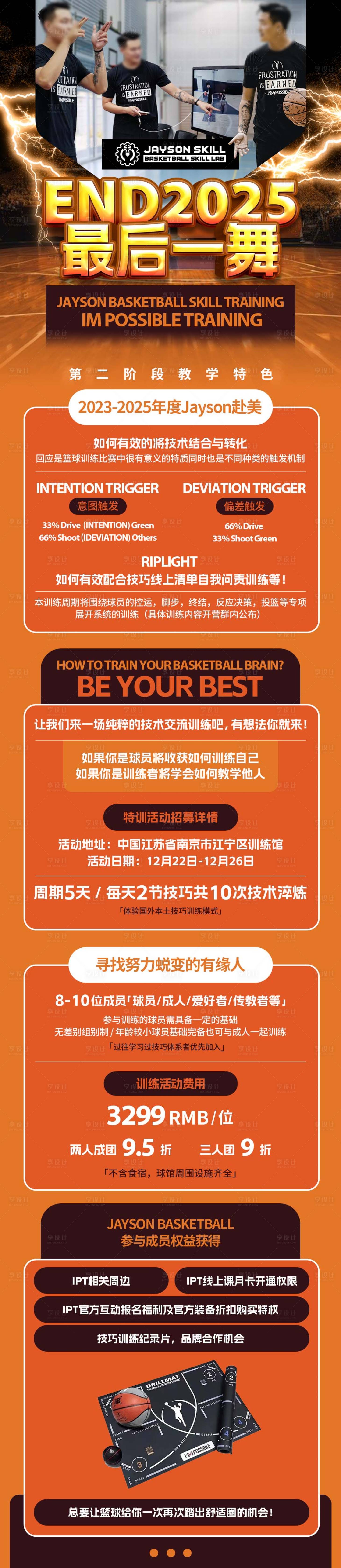 源文件下载【享设计】搜索编号：19470034291771832【篮球培训海报】