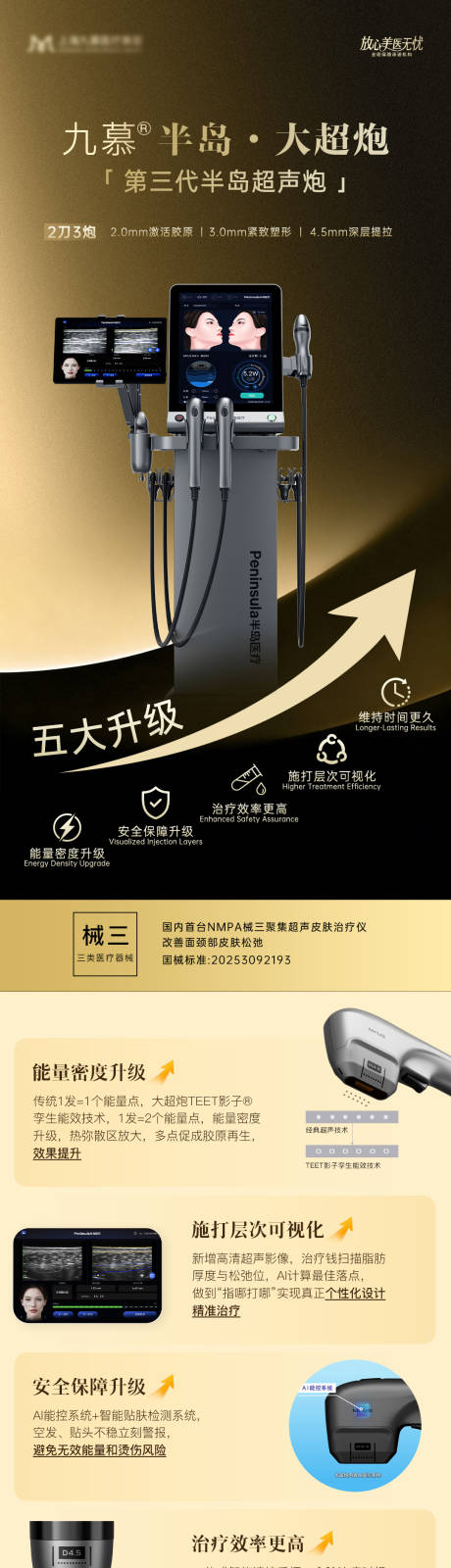 源文件下载【享设计】搜索编号：30830034484751482【医美半岛大超炮科普营销详情页】