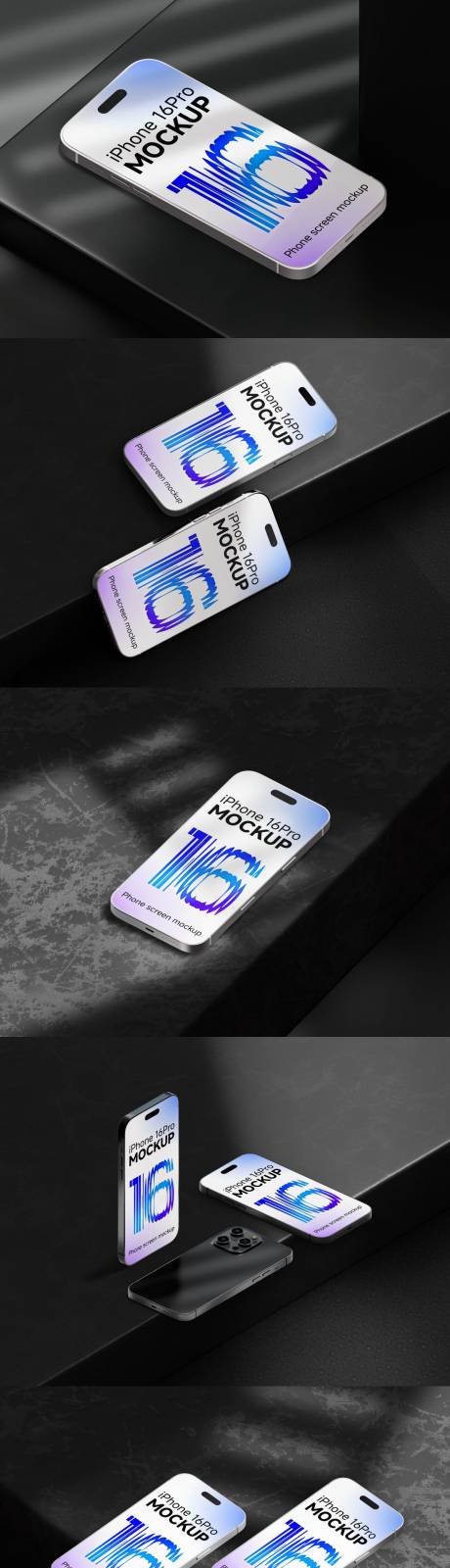源文件下载【享设计】搜索编号：56560034491797563【iPhone16Pro手机贴图样机】