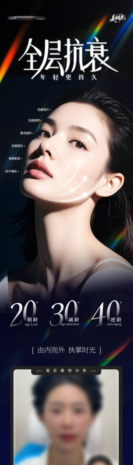 源文件下载【享设计】搜索编号：77610034645624513【医美全层抗衰政策活动创意海报】