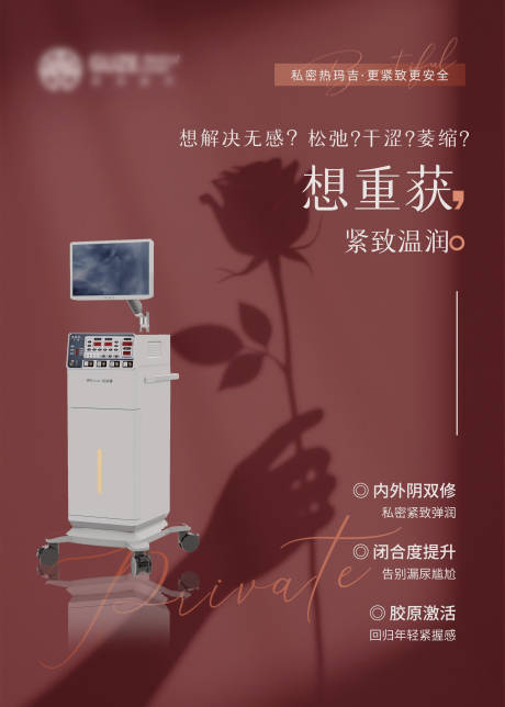 源文件下载【享设计】搜索编号：91610032857047700【医美私密抗衰仪器】