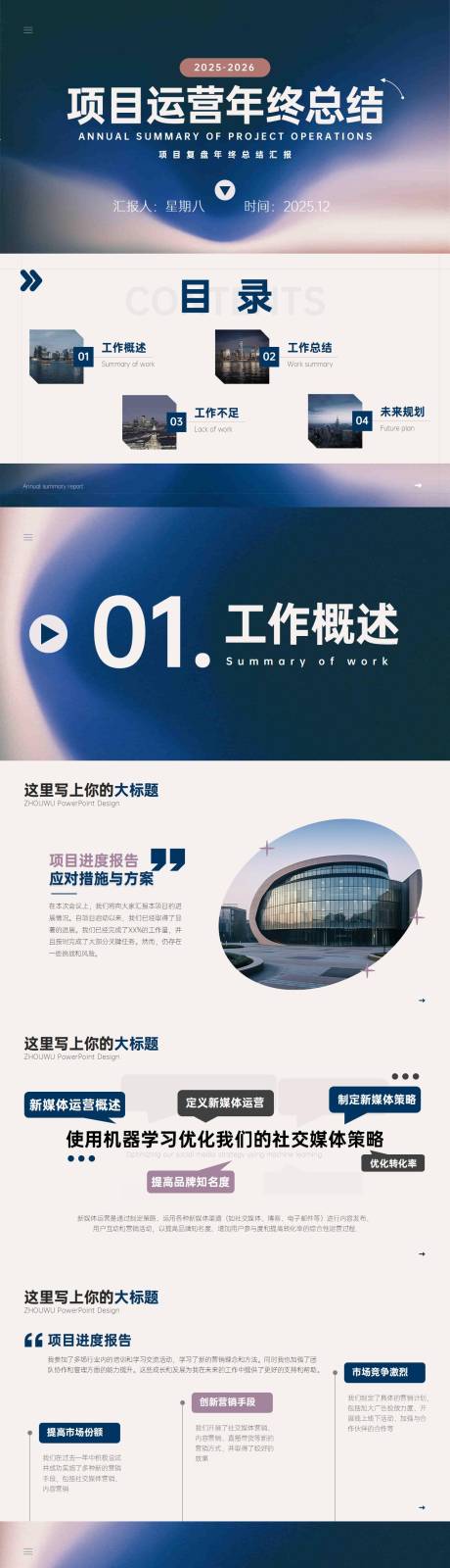 源文件下载【享设计】搜索编号：63990034458323096【项目运营年终总结PPT 】