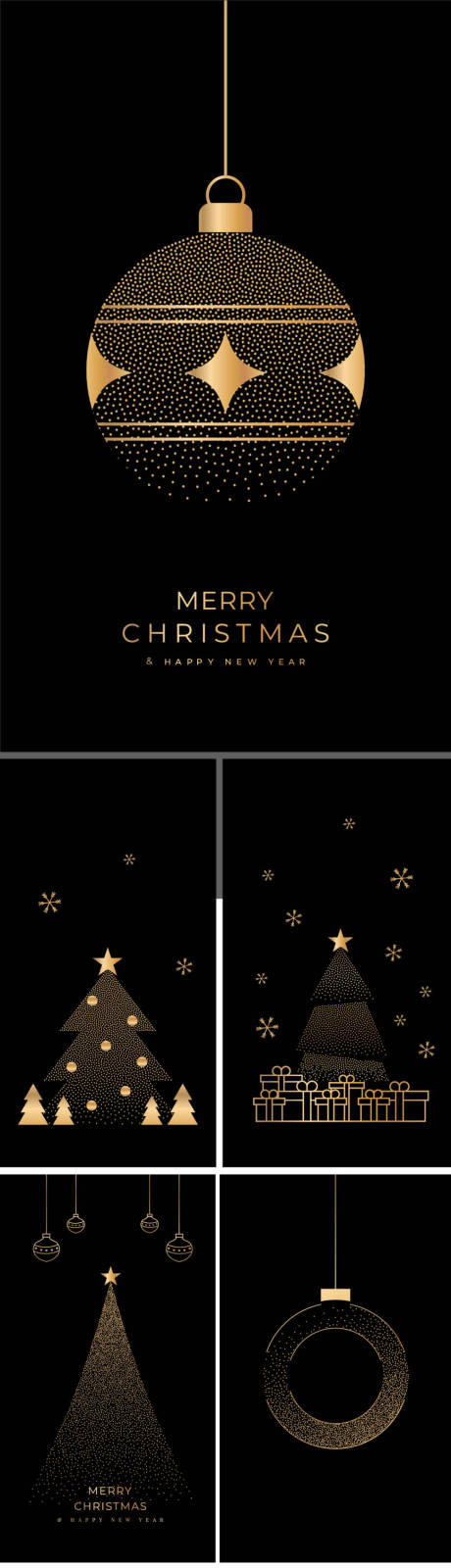 源文件下載【享設計】搜索編號：29380034467786878【金色輕奢高級圣誕節玻璃貼元素】