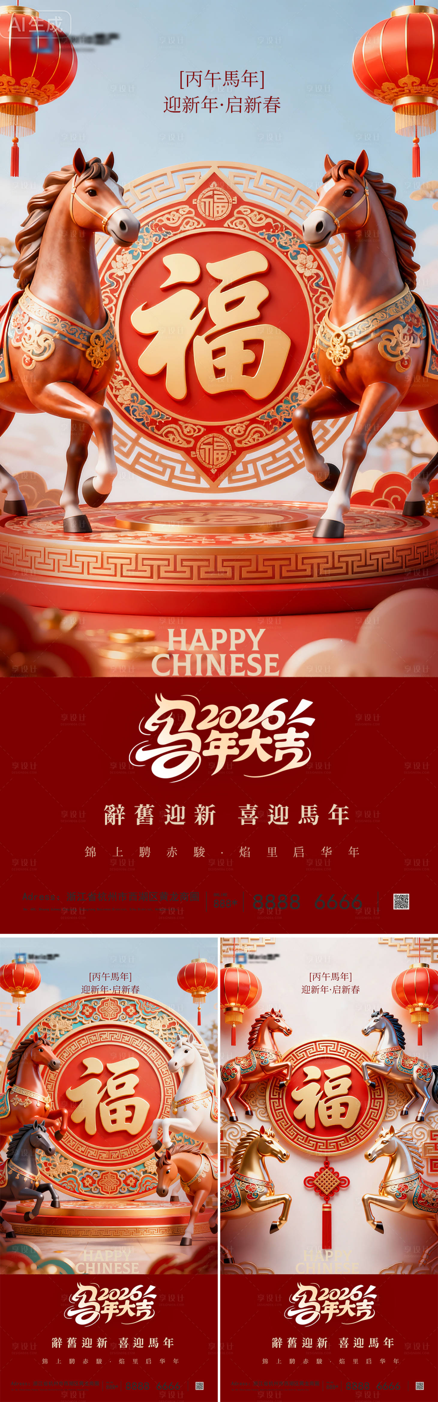 源文件下载【享设计】搜索编号：37680034369534028【2026马年新年系列】