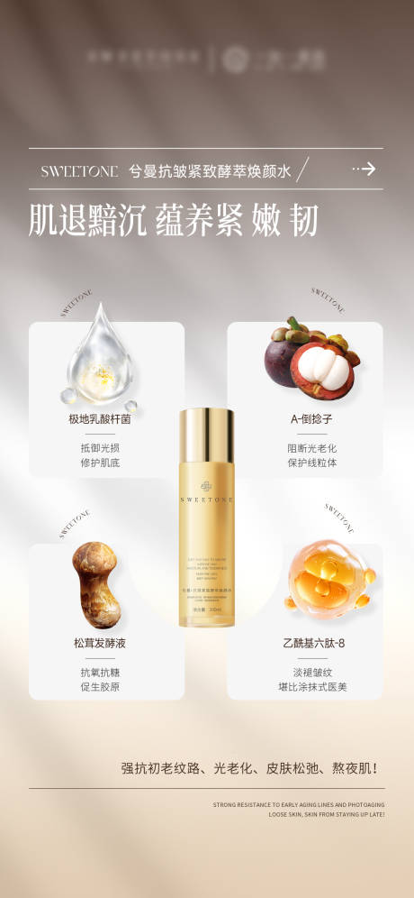 源文件下载【享设计】搜索编号：71390034556459619【护肤品成分海报】