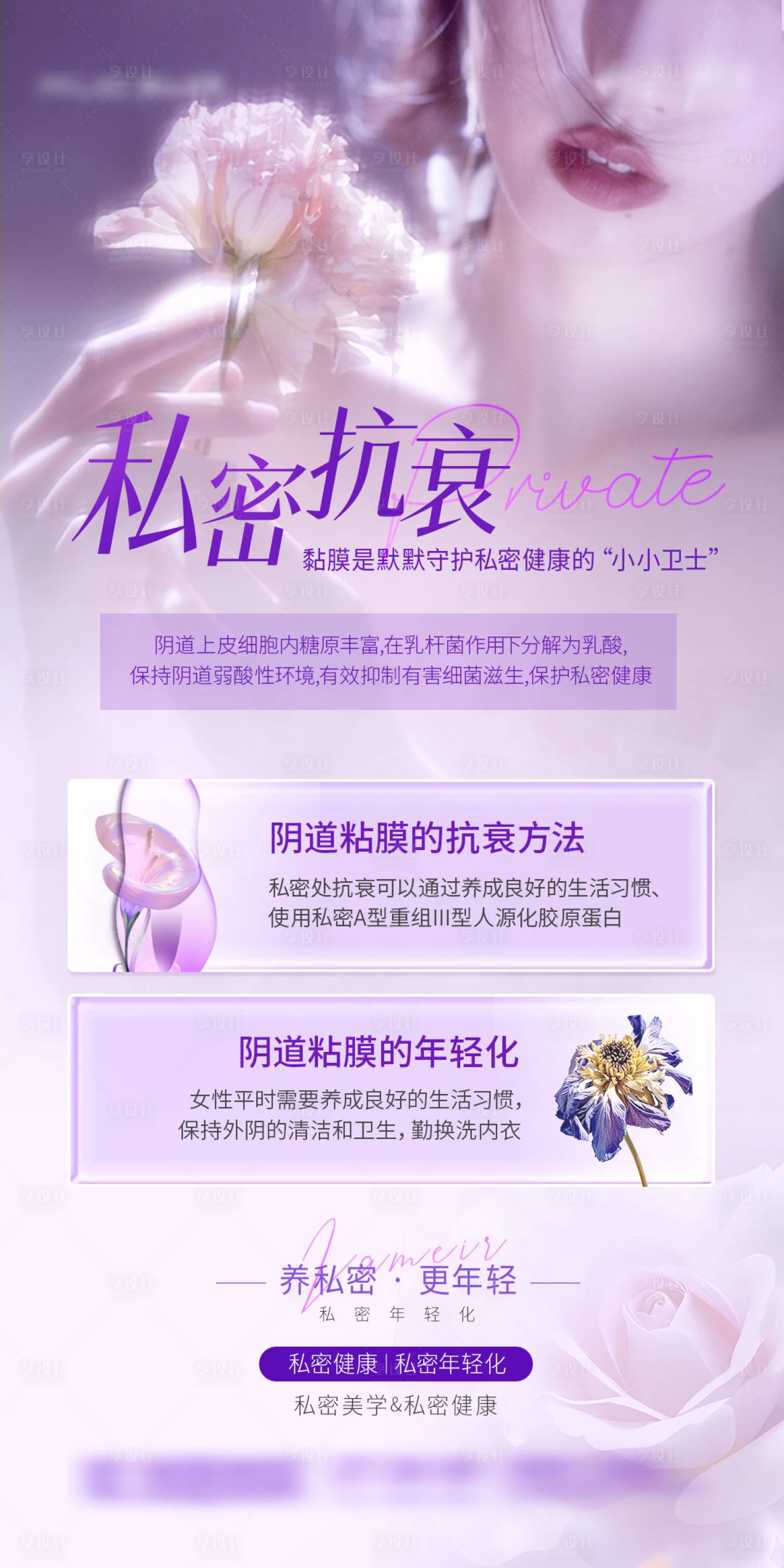 源文件下载【享设计】搜索编号：27220034550041855【私密健康概念海报】