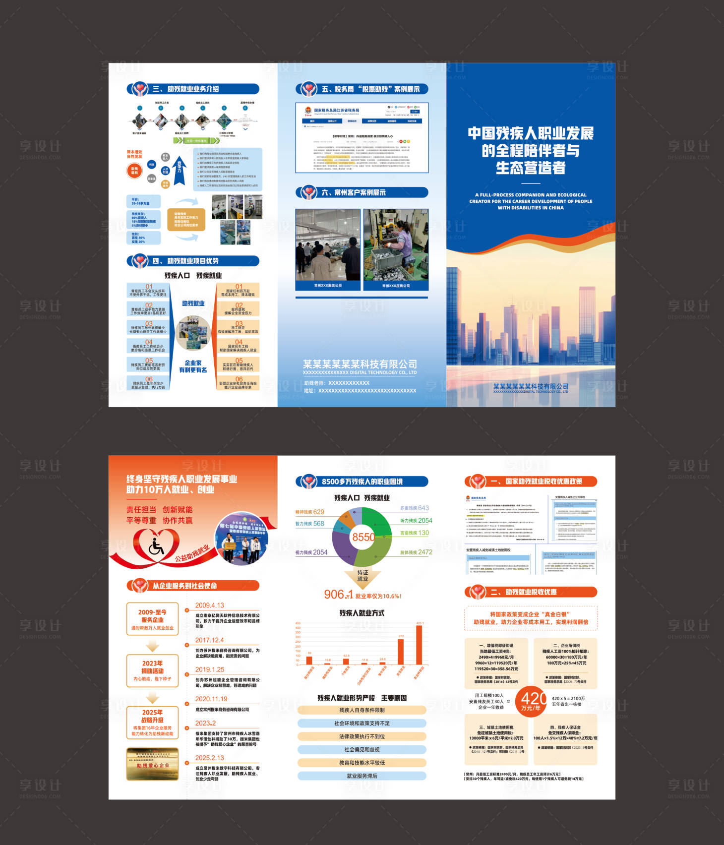源文件下载【享设计】搜索编号：12580034366757686【简约三折页】