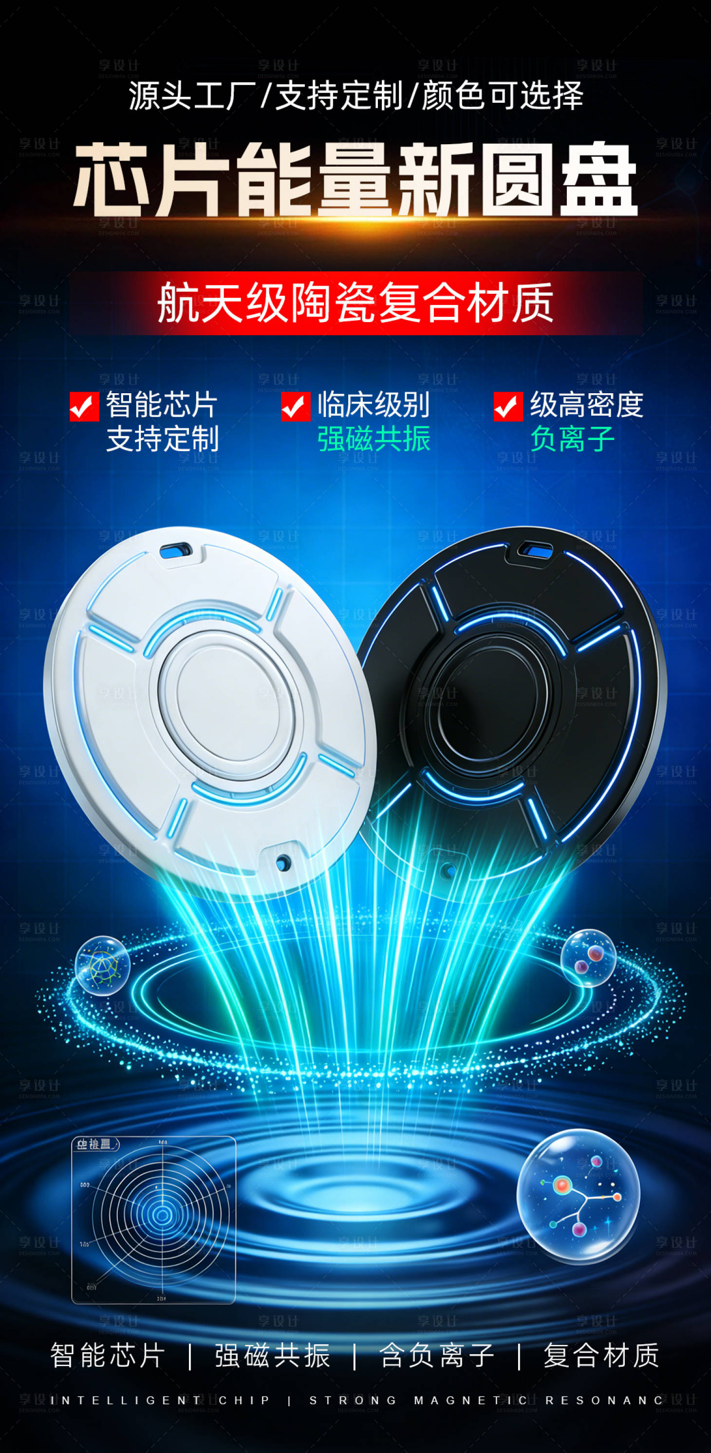 源文件下载【享设计】搜索编号：28390034413907681【科技芯片产品海报】