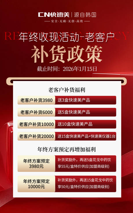 源文件下载【享设计】搜索编号：24770034693292859【医美年终补货政策】