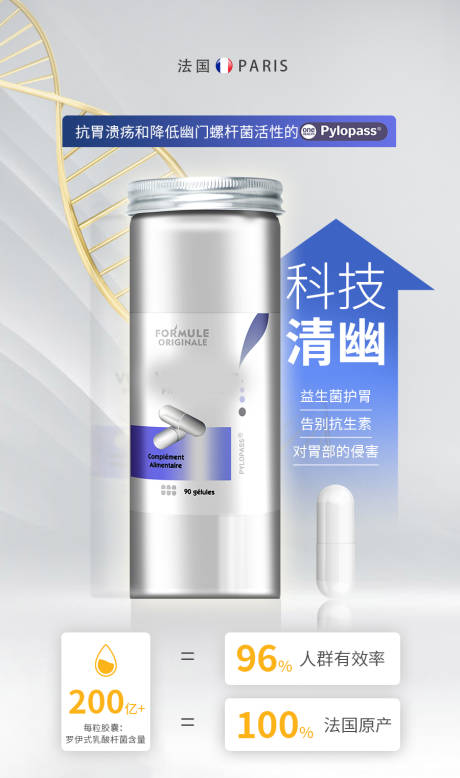 源文件下载【享设计】搜索编号：84170034408179084【养胃胶囊海报】