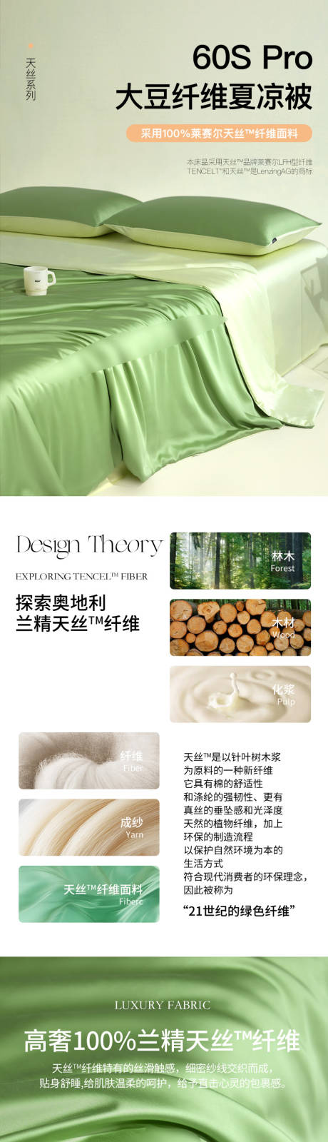 源文件下载【享设计】搜索编号：86960034752483591【家纺类大豆纤维夏凉被详情页面设计】