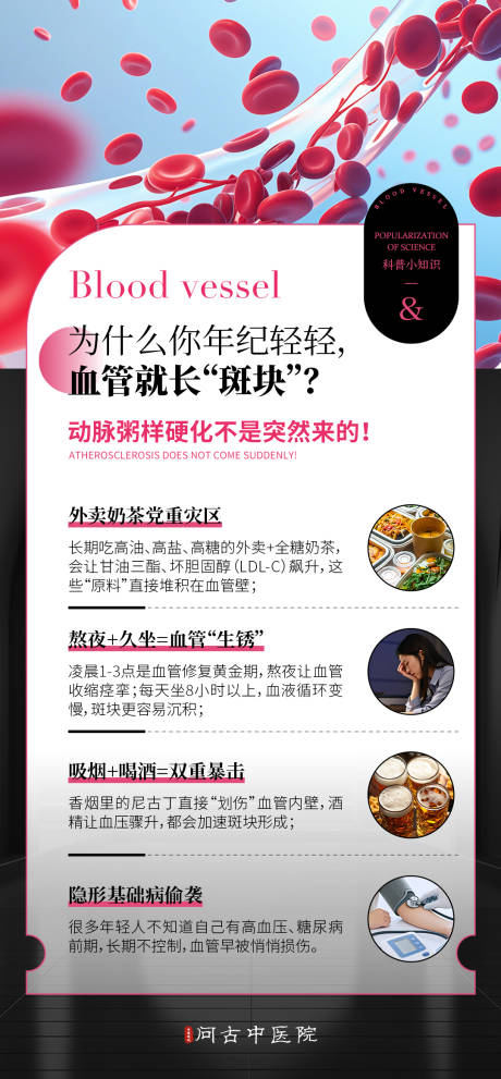 源文件下载【享设计】搜索编号：75520034374826975【血管疾病科普海报】