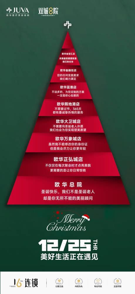 源文件下载【享设计】搜索编号：97940034313421123【医美圣诞节海报】