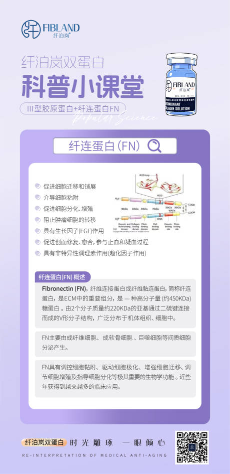 源文件下载【享设计】搜索编号：44340034791294737【纤泊岚胶原蛋白海报科普】