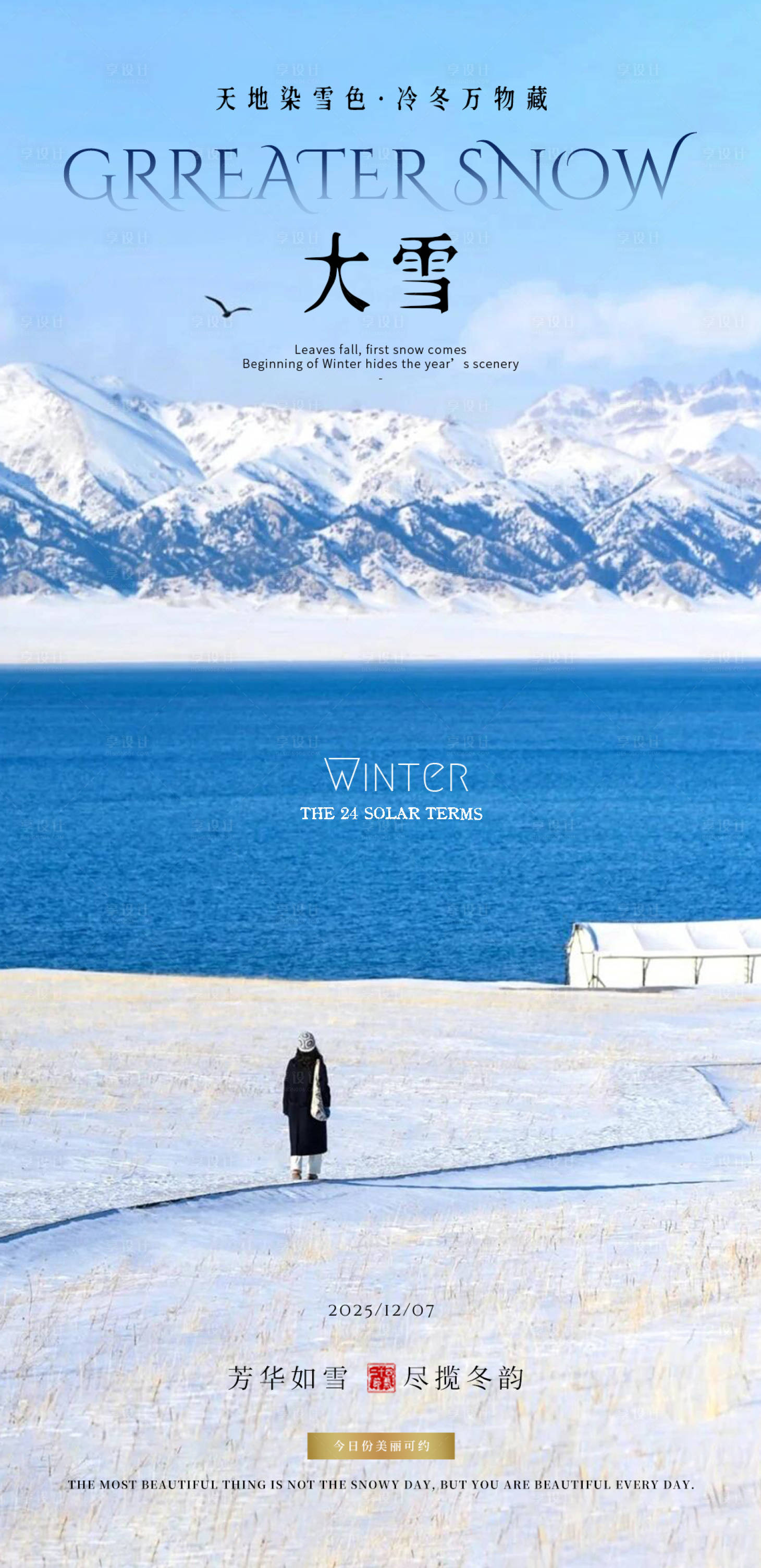 源文件下载【享设计】搜索编号：30640034357046060【医美大雪】