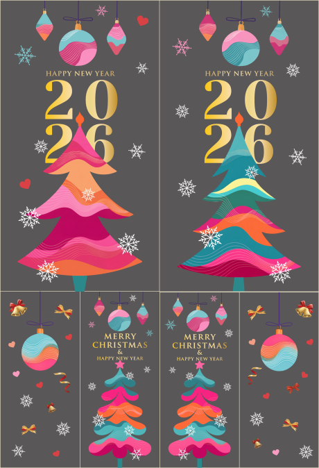 源文件下载【享设计】搜索编号：81290034615283750【节日玻璃贴设计 】