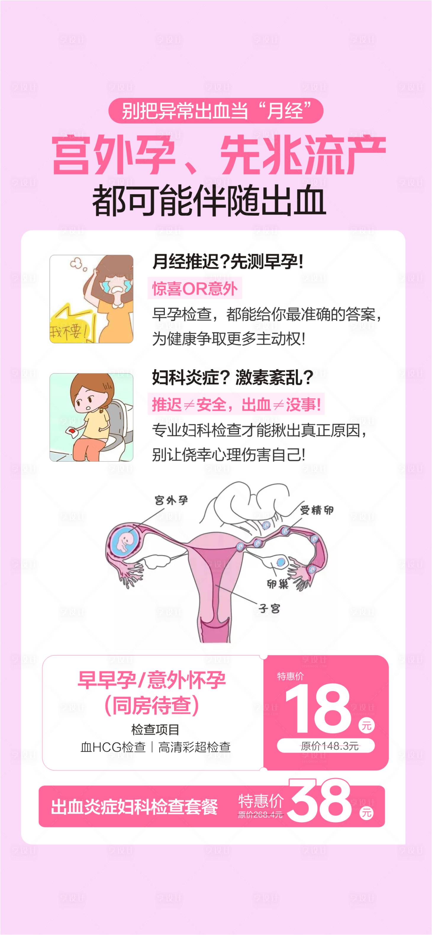 源文件下载【享设计】搜索编号：53230034383185518【早孕检查无痛人流意外怀孕】