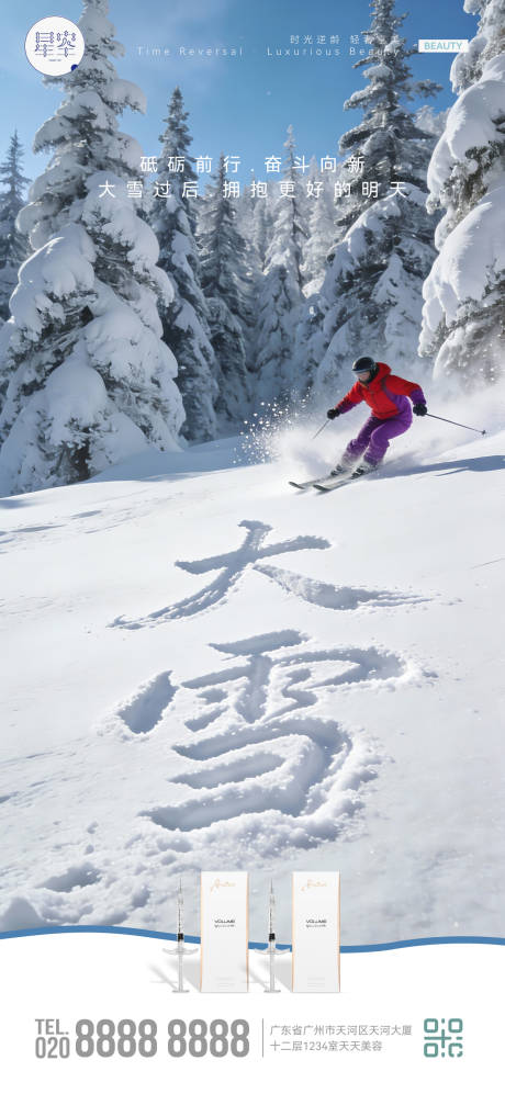 源文件下载【享设计】搜索编号：13950034381701684【大雪海报】