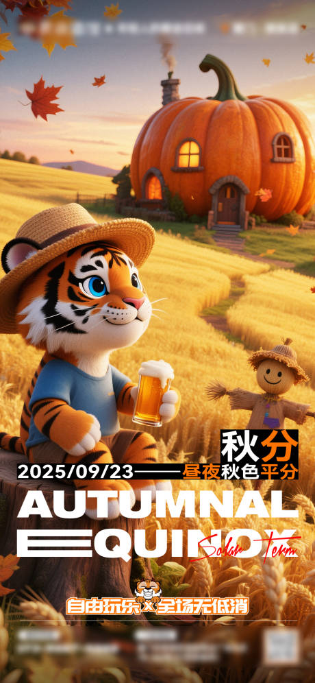 源文件下载【享设计】搜索编号：11350034689474662【秋分节气海报】