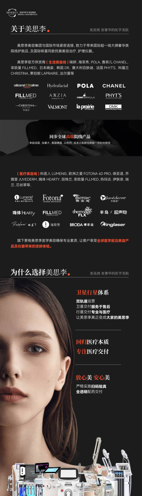 源文件下载【享设计】搜索编号：28170034679228736【医美美业企业简介介绍长图海报】