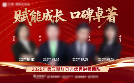 源文件下载【享设计】搜索编号：65750034427081171【讲师团队销冠海报】