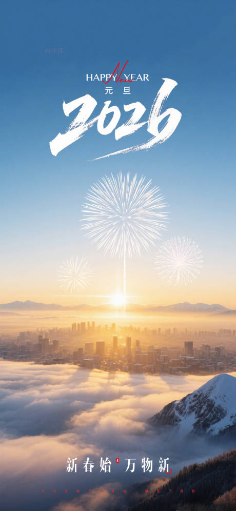 源文件下载【享设计】搜索编号：67540034663787511【新年海报】