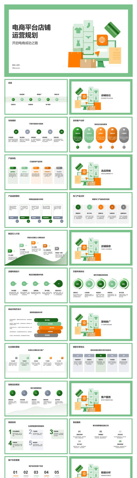 源文件下载【享设计】搜索编号：61000034775961069【电商平台店铺运营规划PPT】