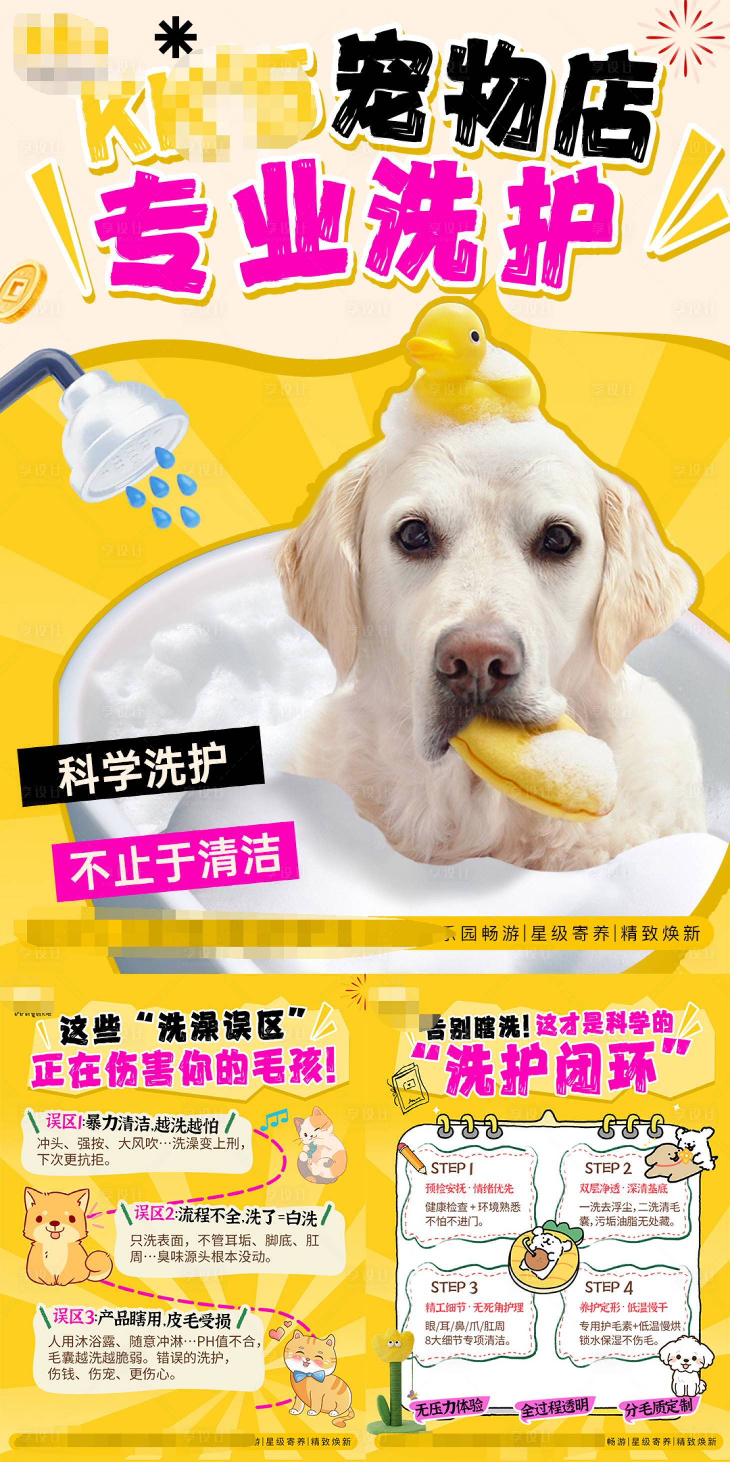 源文件下载【享设计】搜索编号：25120034677405942【宠物游玩寄养洗护宠物店】