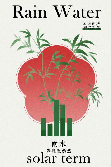 源文件下载【享设计】搜索编号：55950034555707791【雨水节气日常活动海报】