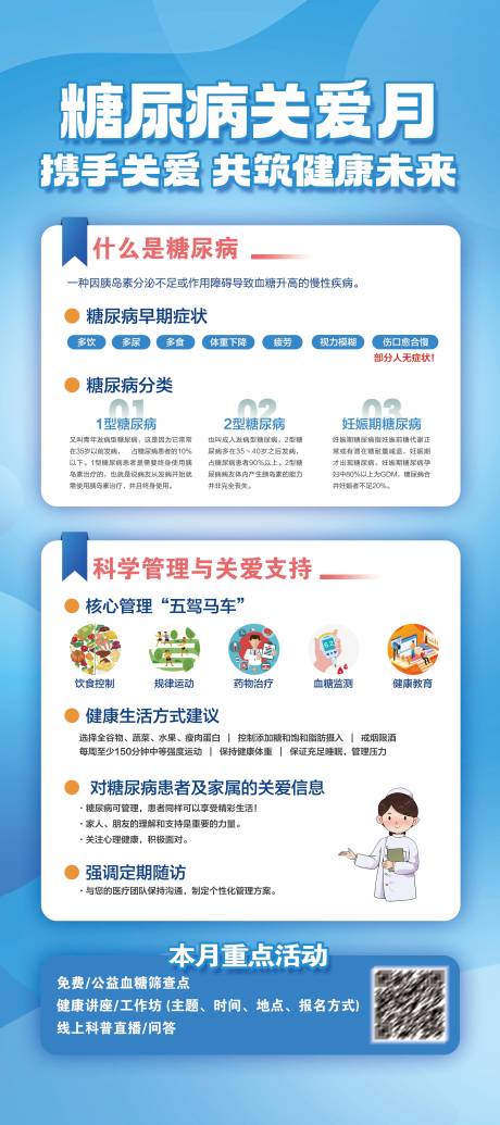 源文件下载【享设计】搜索编号：56650034719044423【糖尿病展架】