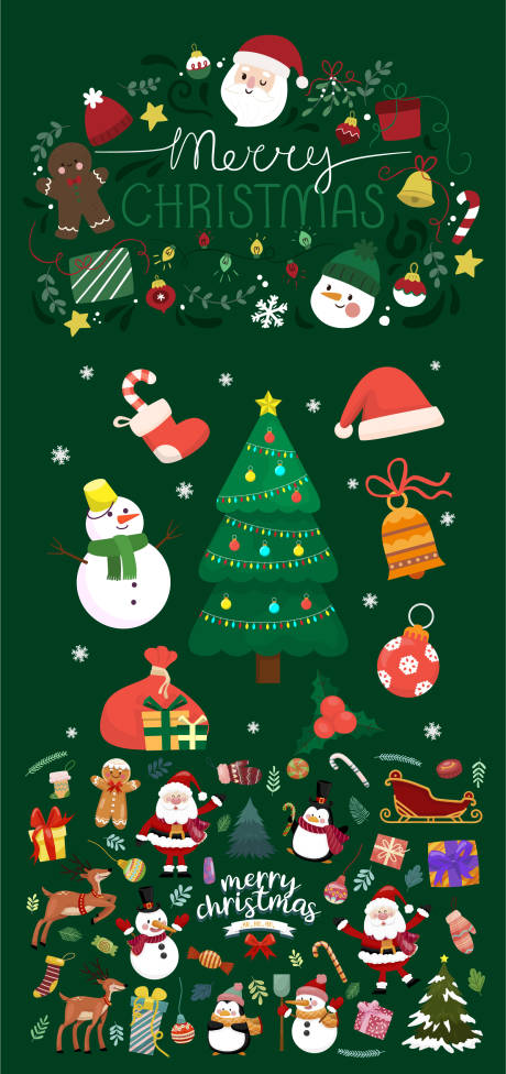 源文件下载【享设计】搜索编号：10500034397253834【圣诞节贴纸】