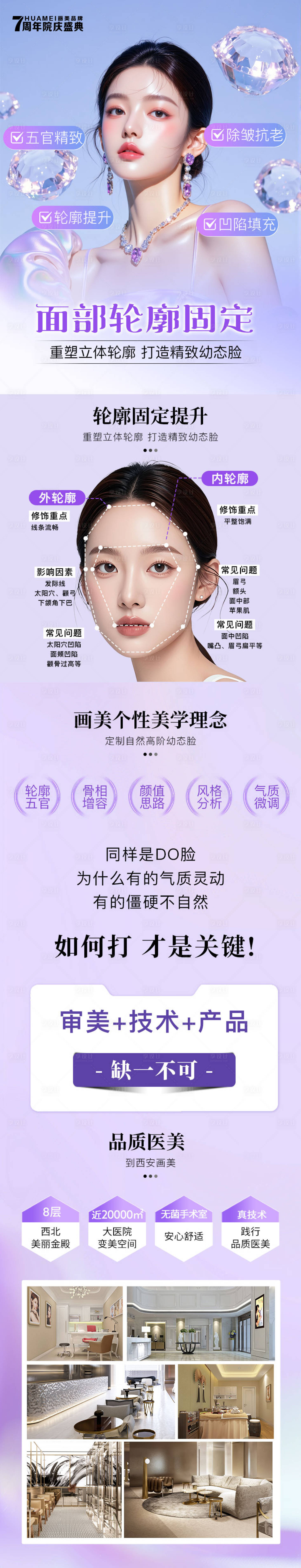 源文件下载【享设计】搜索编号：58680035014866501【医美轮廓固定详情页】