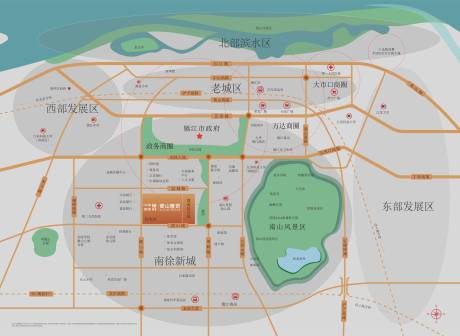 源文件下载【享设计】搜索编号：90460034826599015【地产镇江区位图】