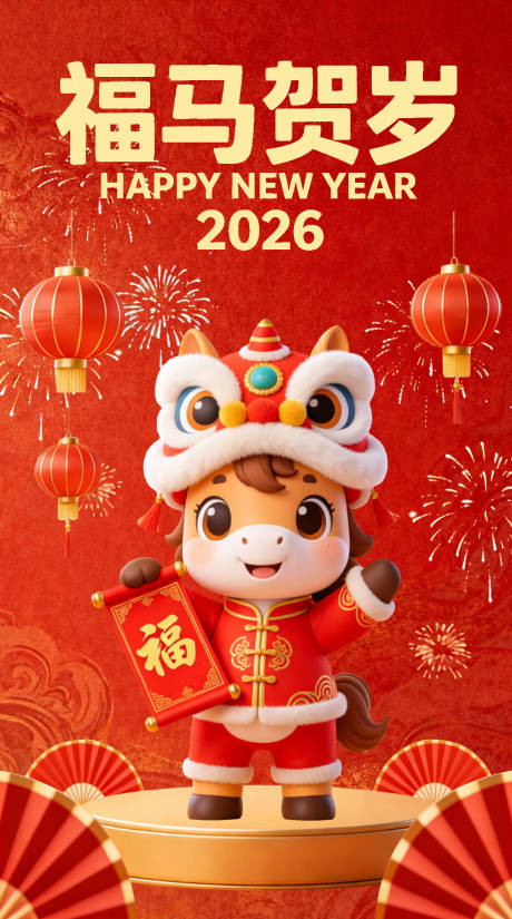 源文件下载【享设计】搜索编号：41700035207902851【3D电商C4D促销年货节春节营销海报】